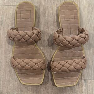 Dolce Vita Braided Tan Sandals